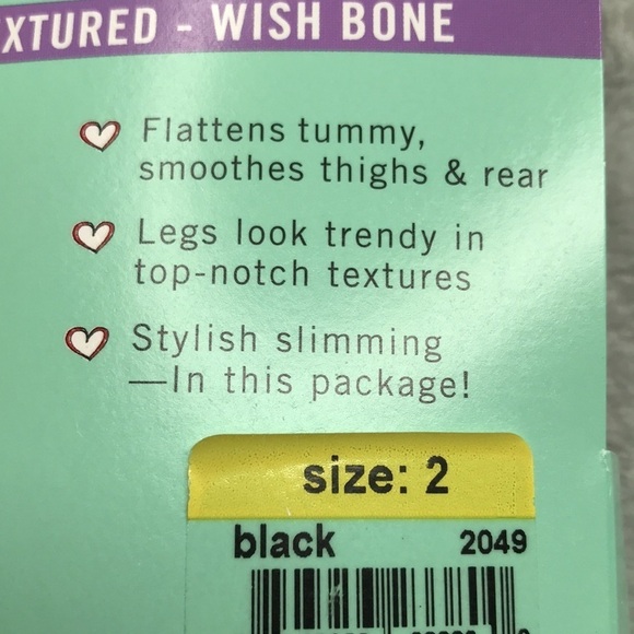 Assets By Sara Blakely 2 Pair of Shaping Tights in Black Size 2  New - Picture 7 of 10